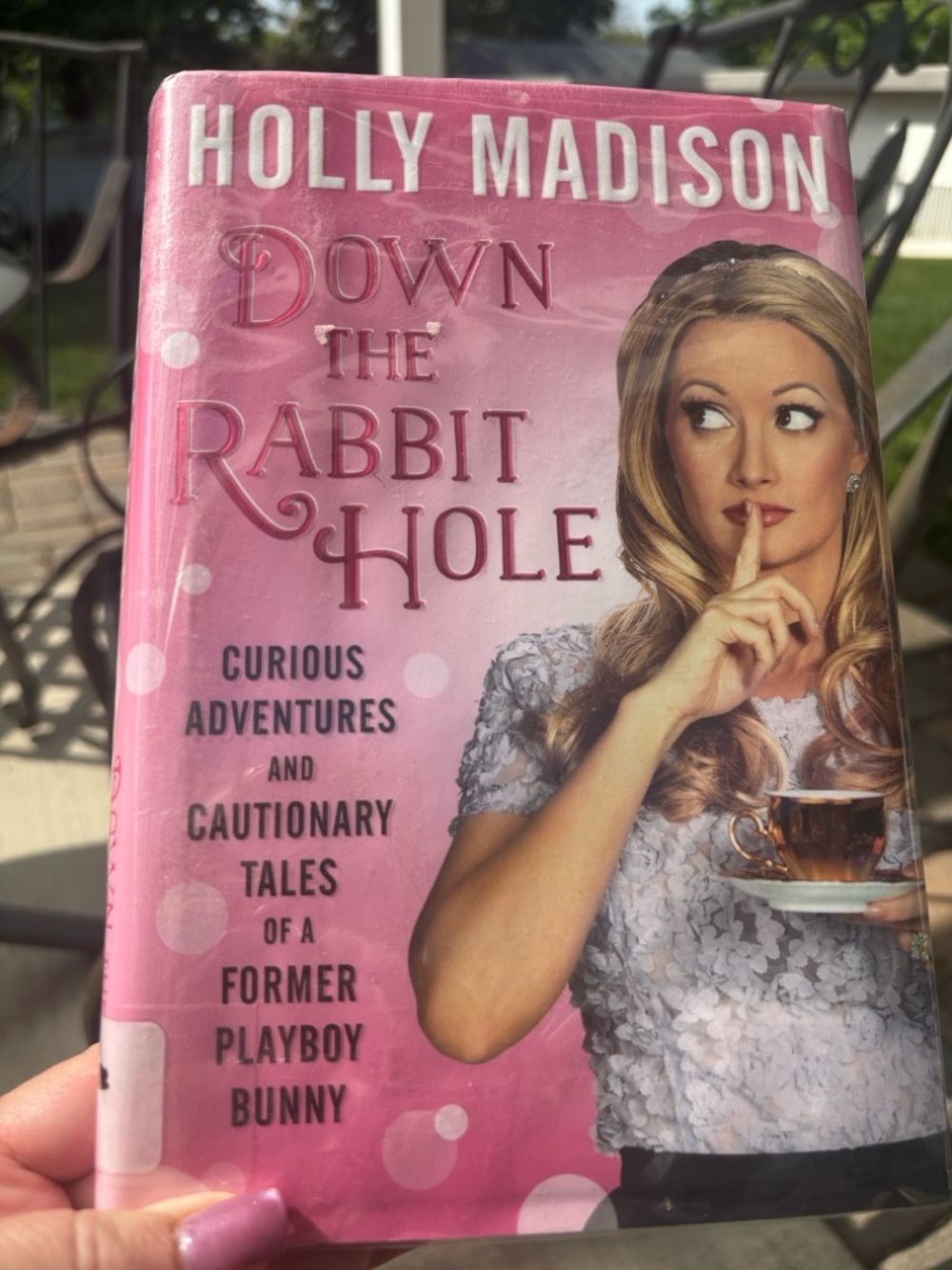Holly Madison "Down the Rabbit Hole" - Pink Hardcover